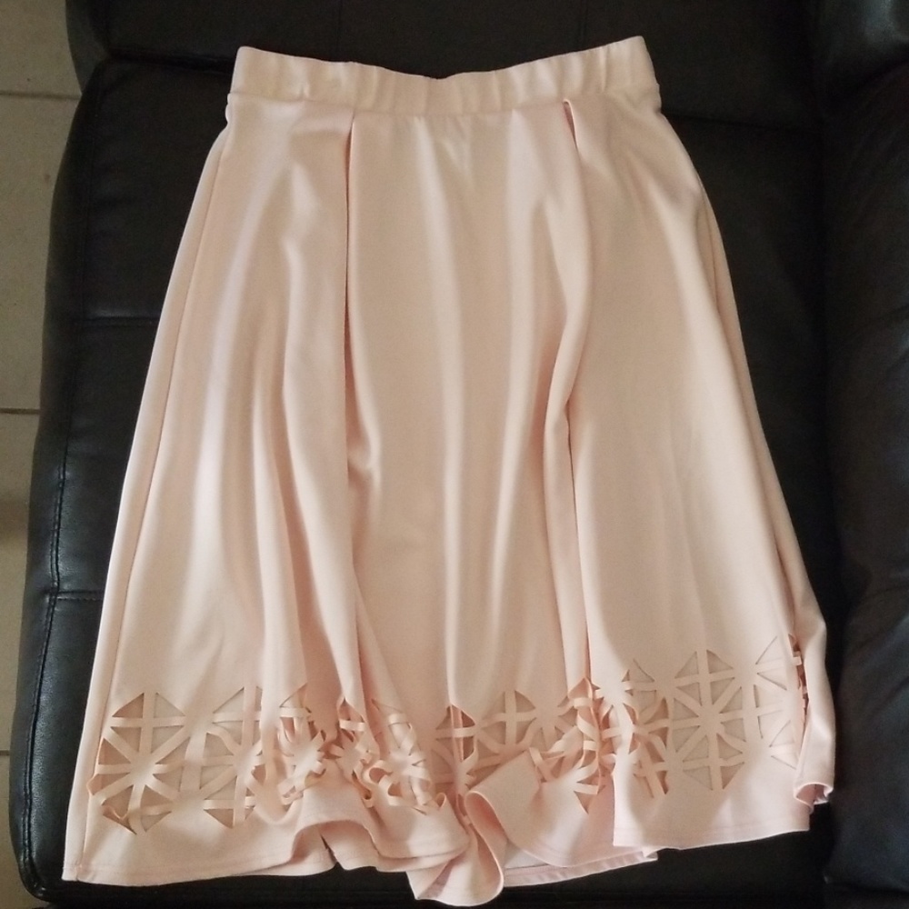 Pink High Waisted Skirt